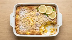Lemon Cream Cheese Dump Cake Recipe