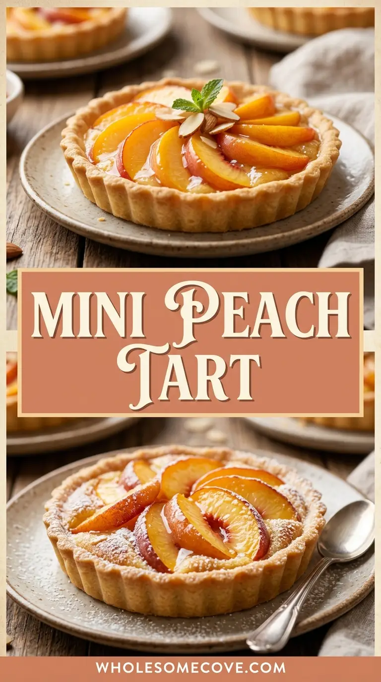 Mini Peach Tart Recipe