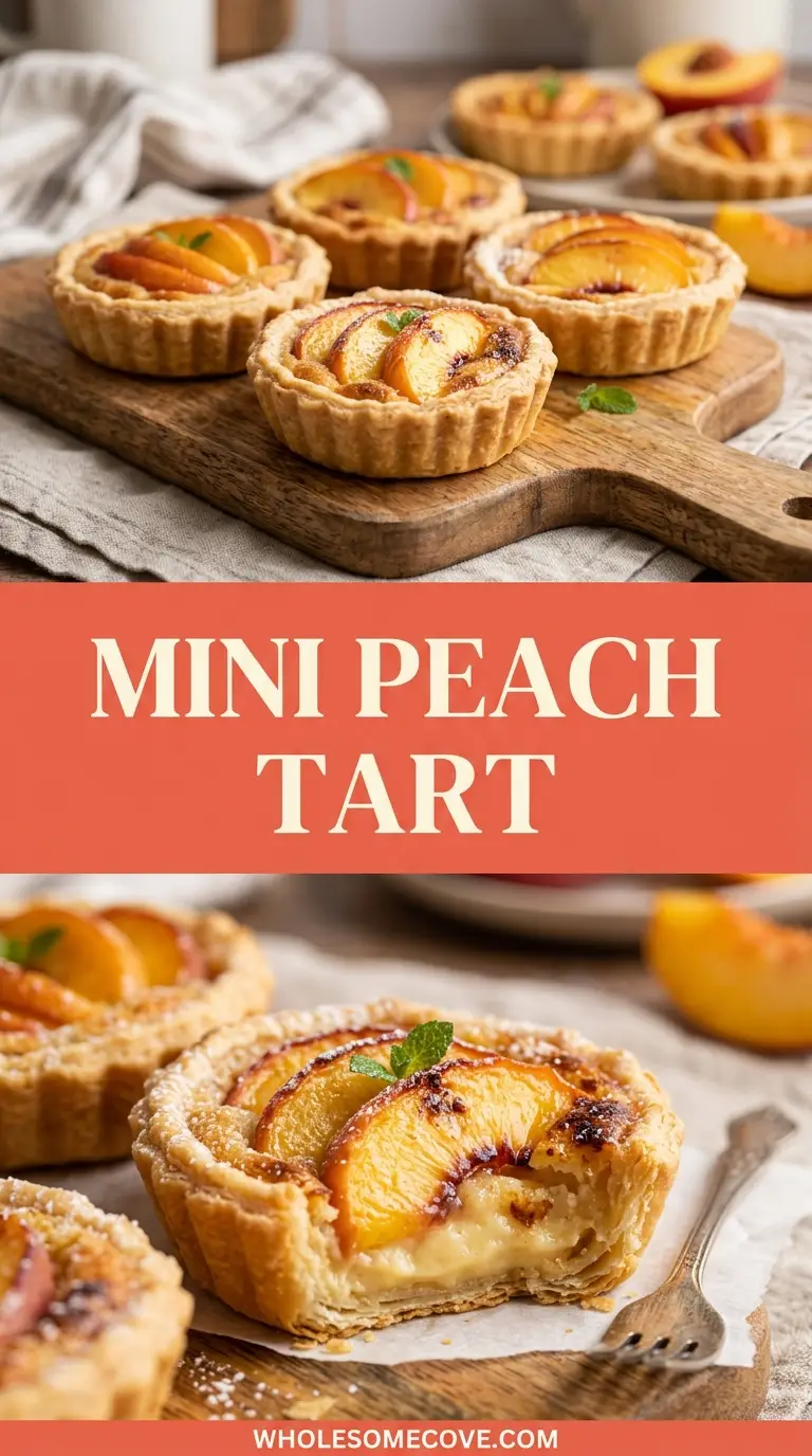 Mini Peach Tart Recipe