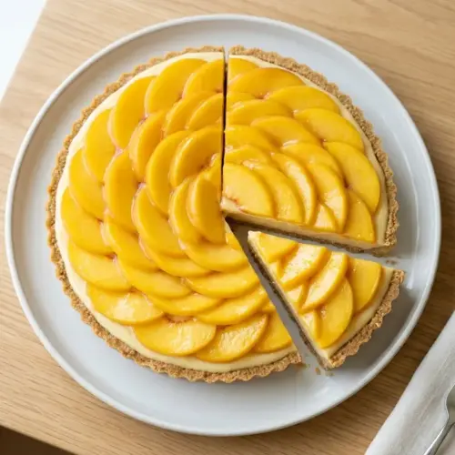 No-Bake Peach Tart Recipe