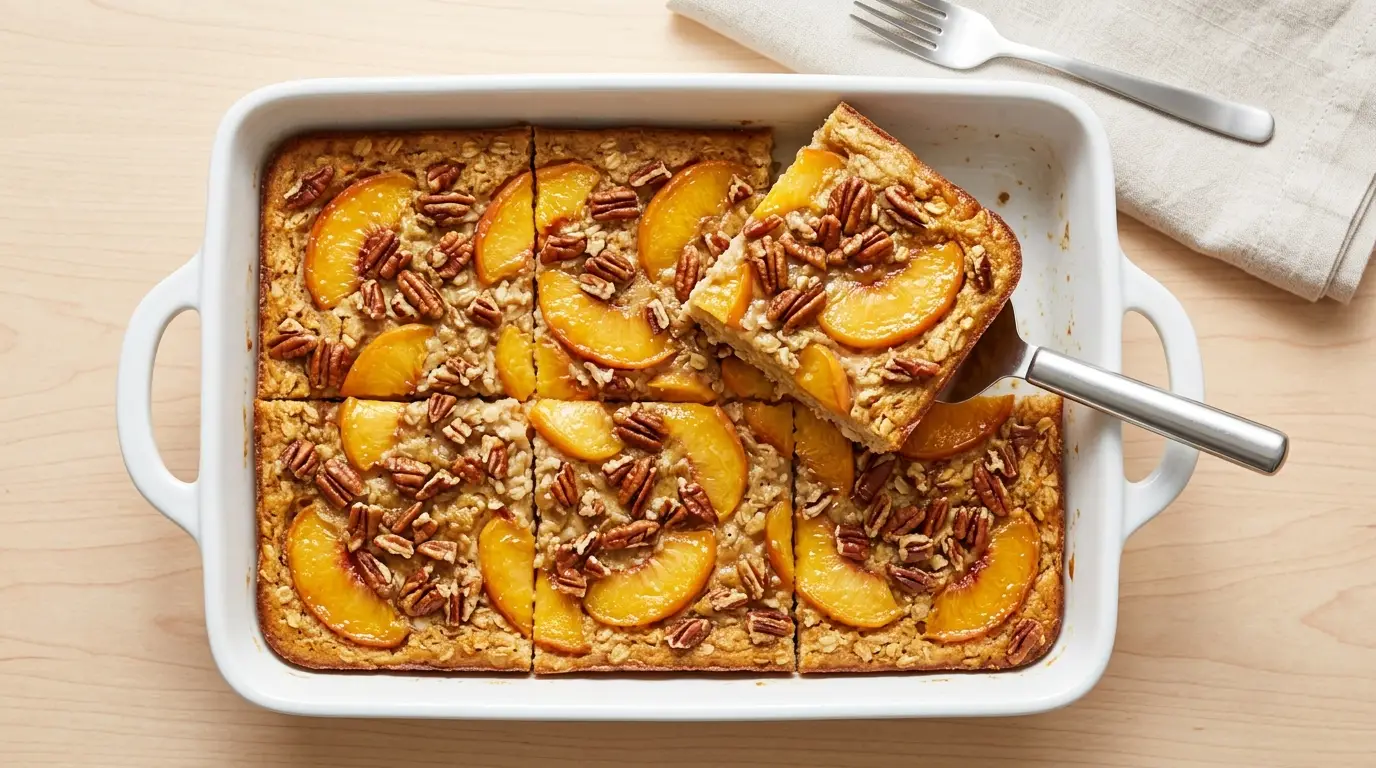 Peach Baked Oatmeal Recipe