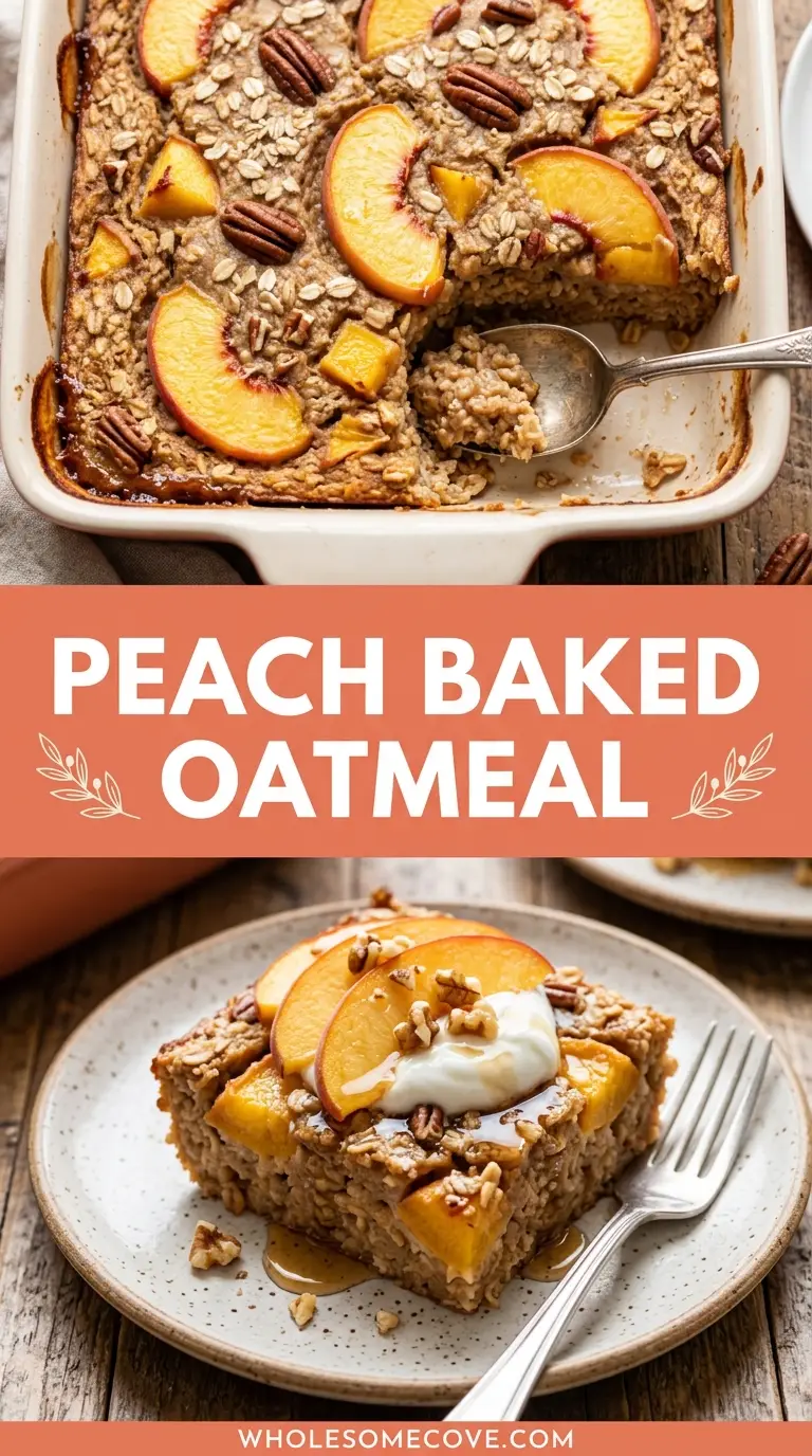 Peach Baked Oatmeal Recipe