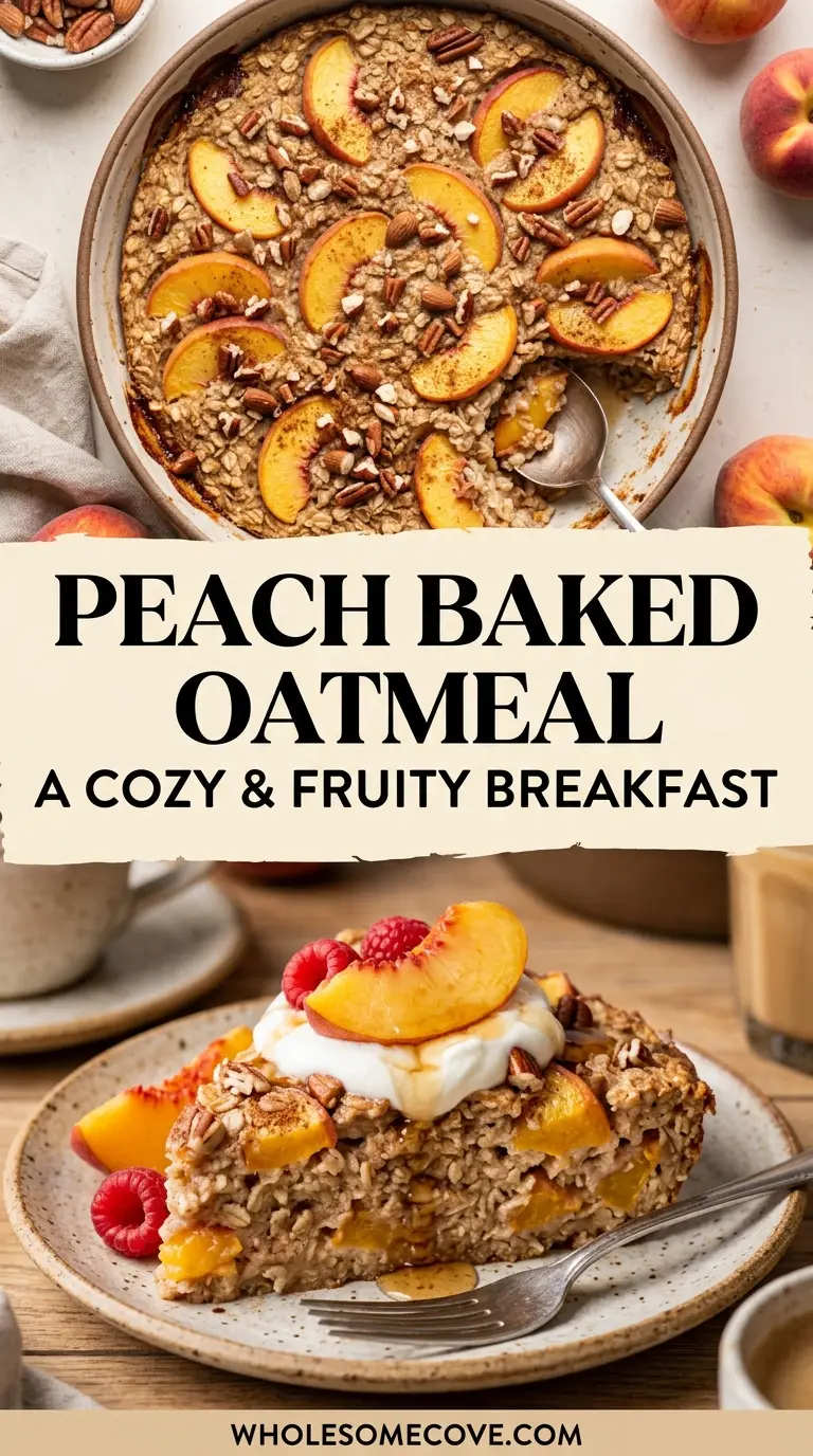 Peach Baked Oatmeal Recipe