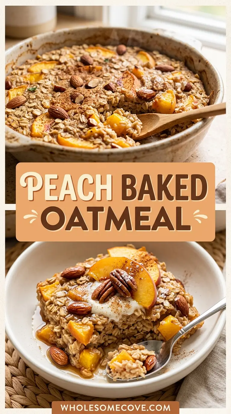 Peach Baked Oatmeal Recipe