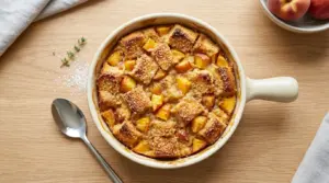 Peach Bread Pudding Recipe