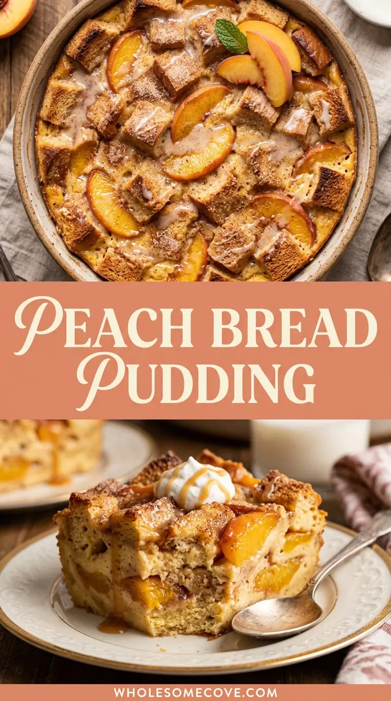 Peach Bread Pudding Recipe