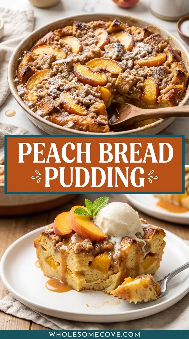 Peach Bread Pudding Recipe