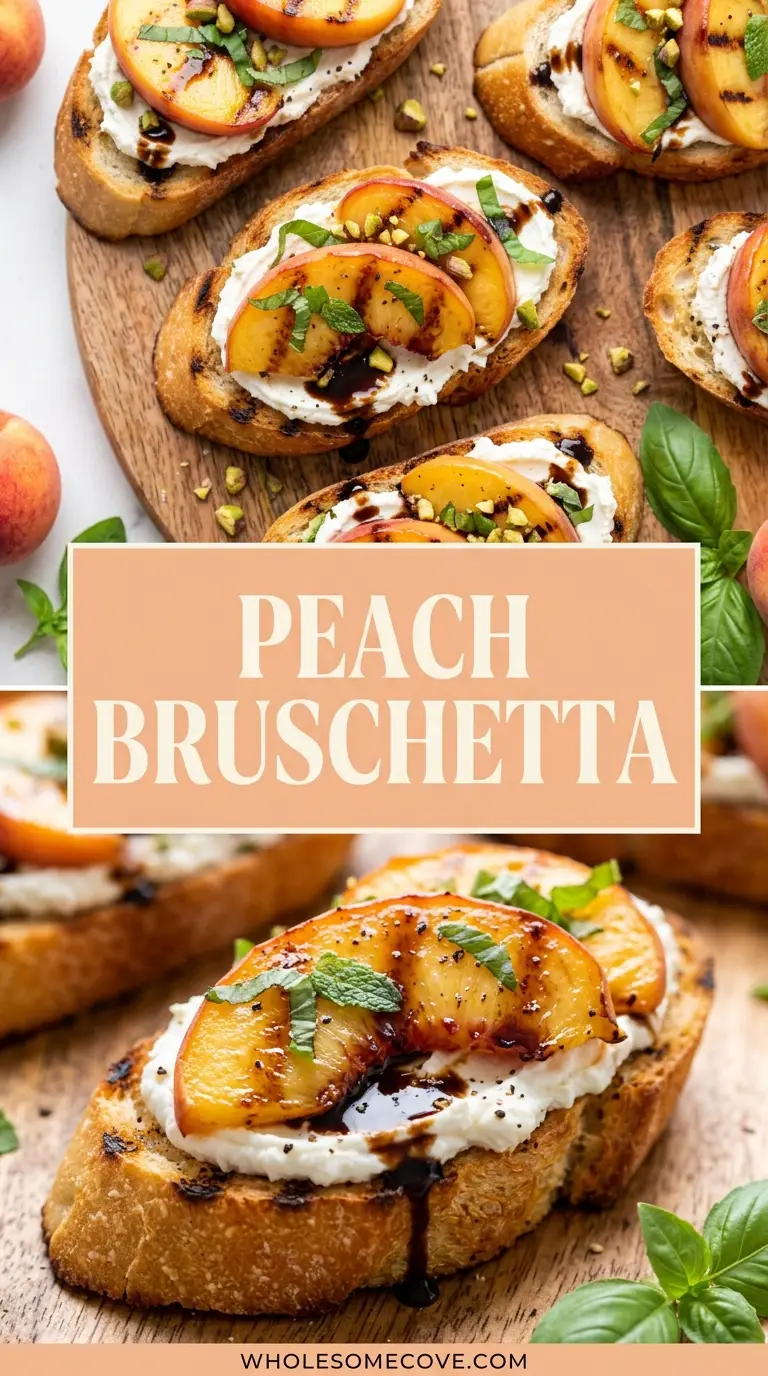 Peach Bruschetta Recipe