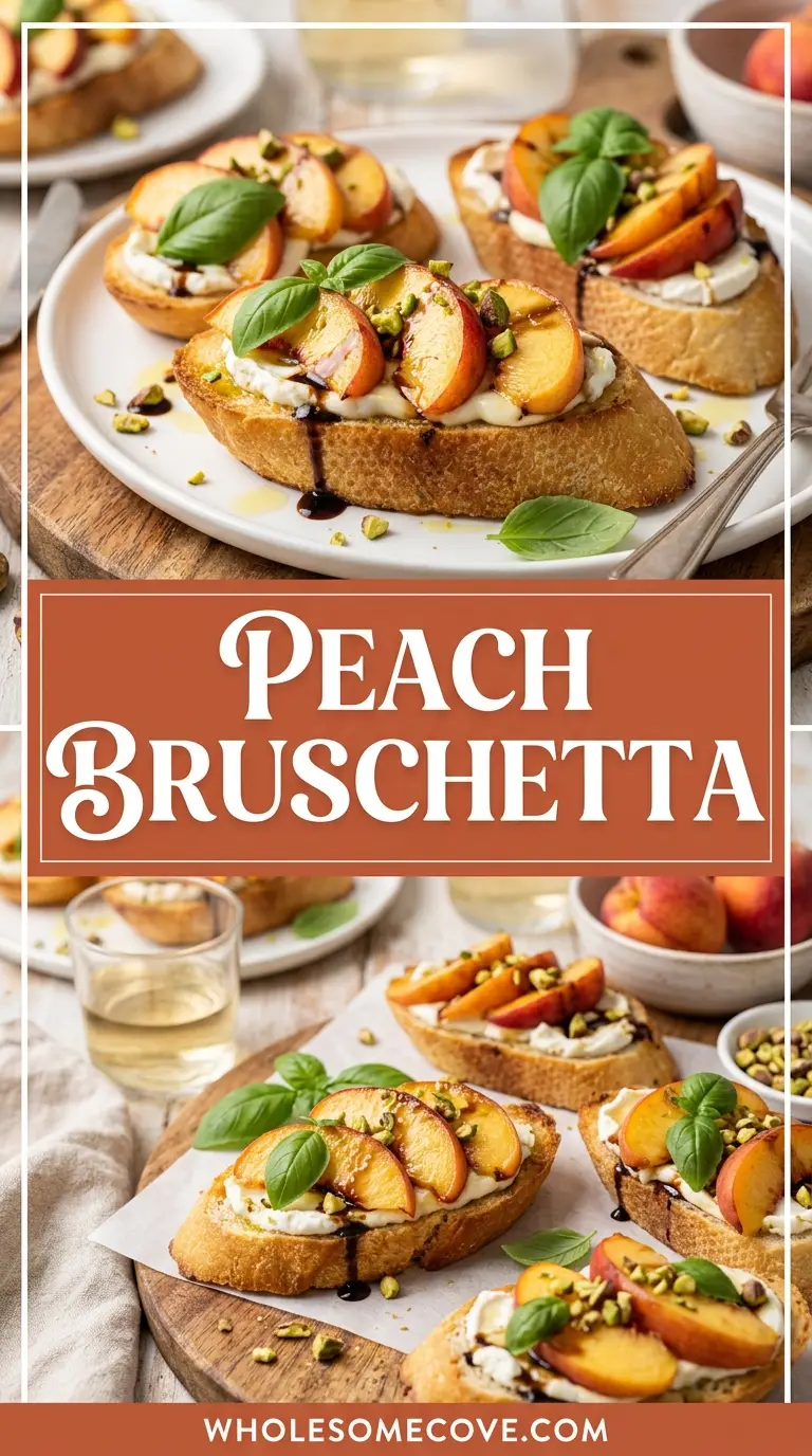 Peach Bruschetta Recipe