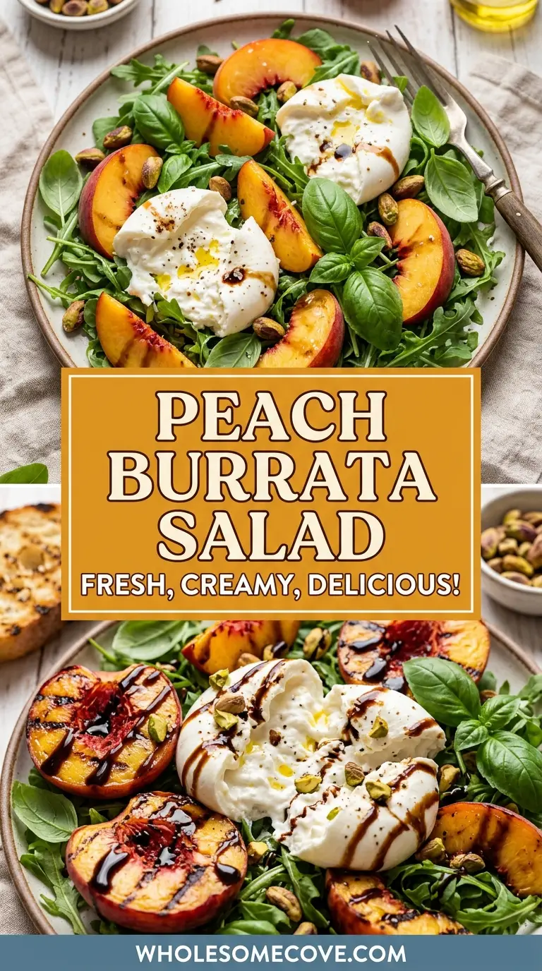 Peach Burrata Salad Recipe