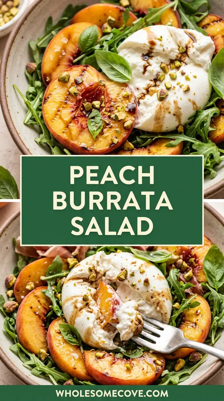 Peach Burrata Salad Recipe