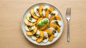 Peach Caprese Salad Recipe