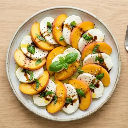 Peach Caprese Salad Recipe