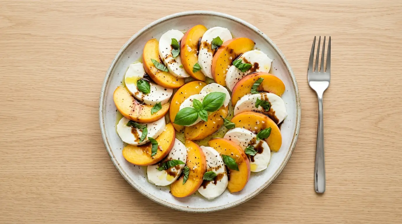 Peach Caprese Salad Recipe