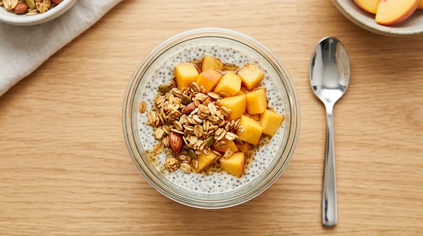 Peach Chia Pudding Recipe