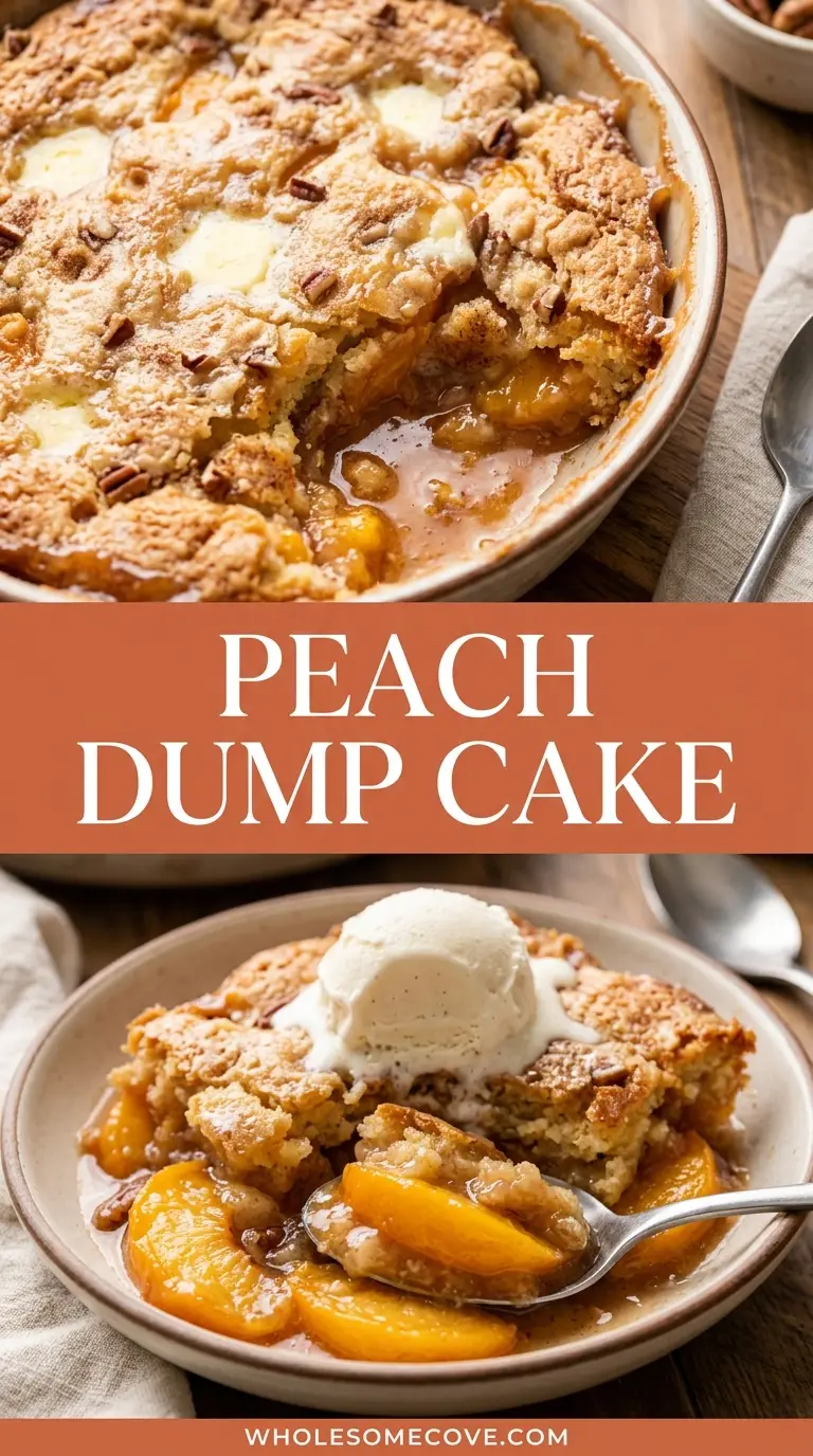 Peach Dump Cake Recipe