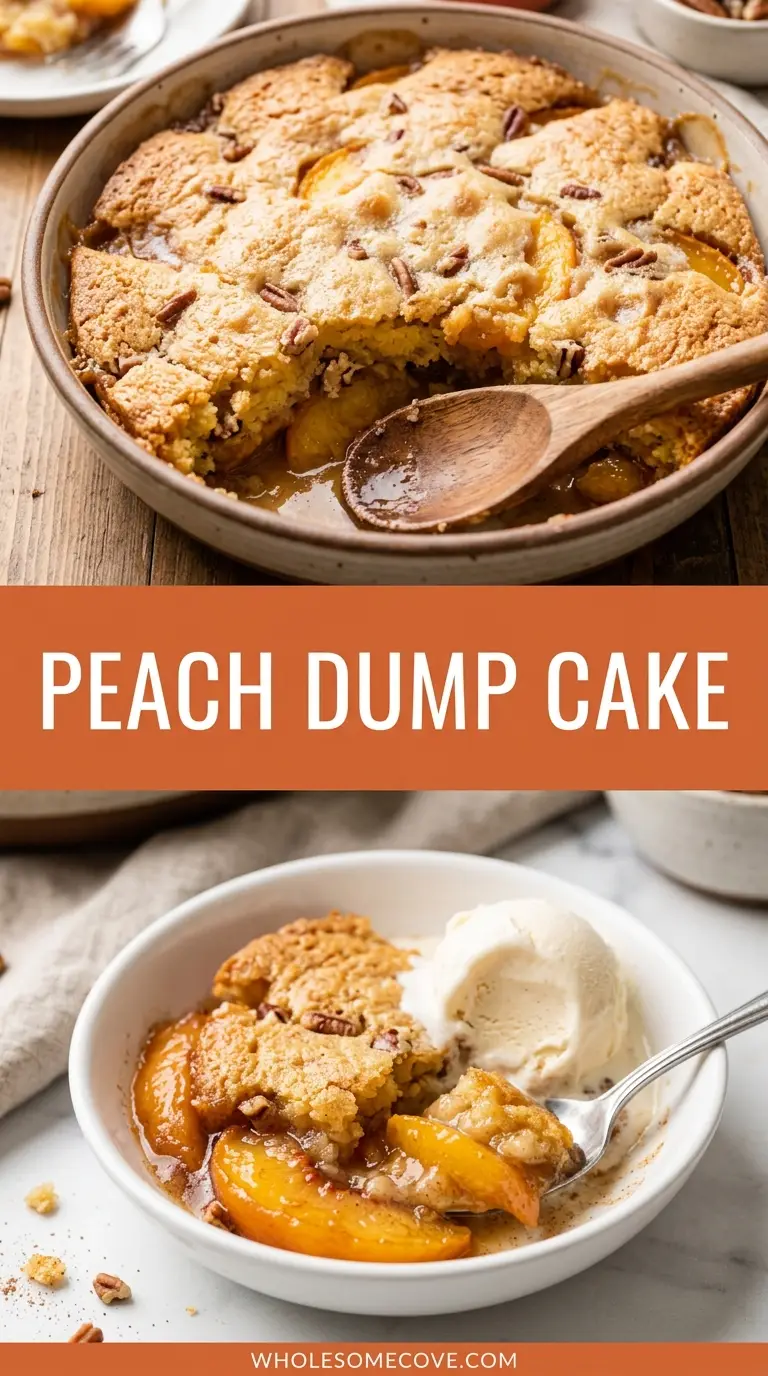 Peach Dump Cake Recipe