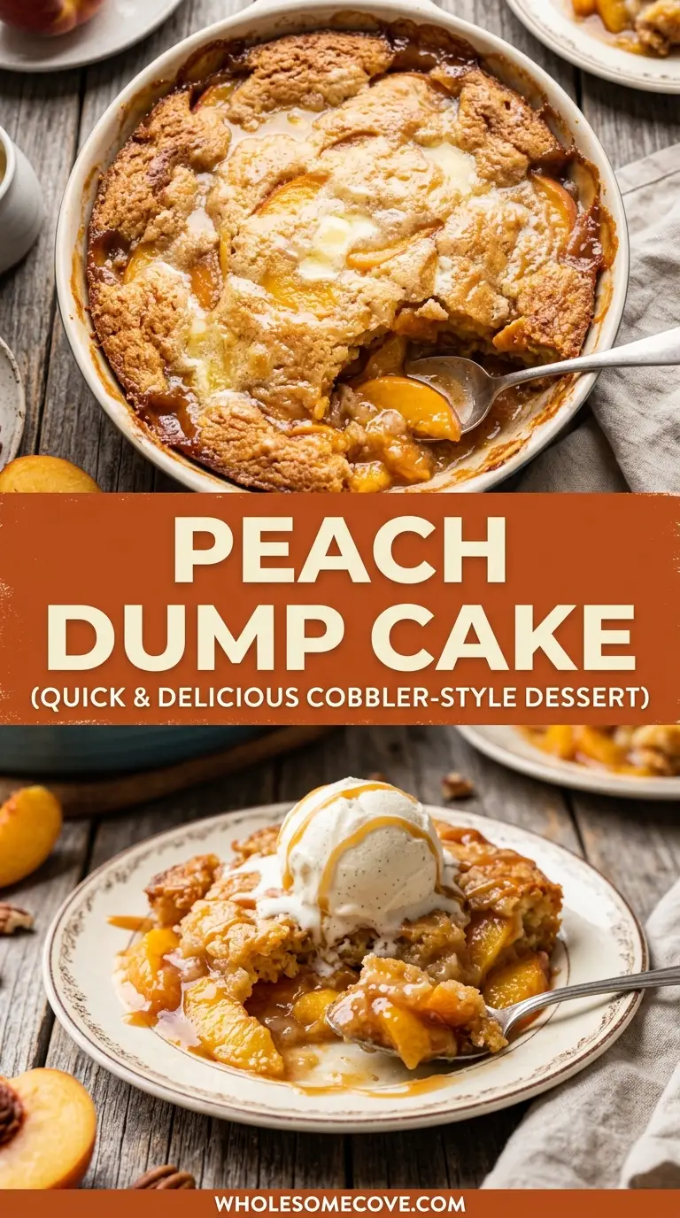 Peach Dump Cake Recipe