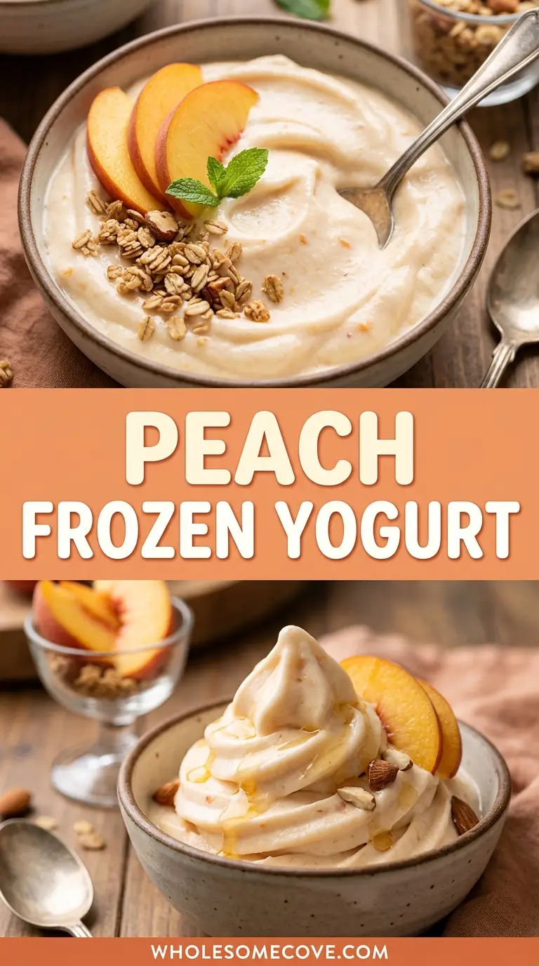 Peach Frozen Yogurt Recipe