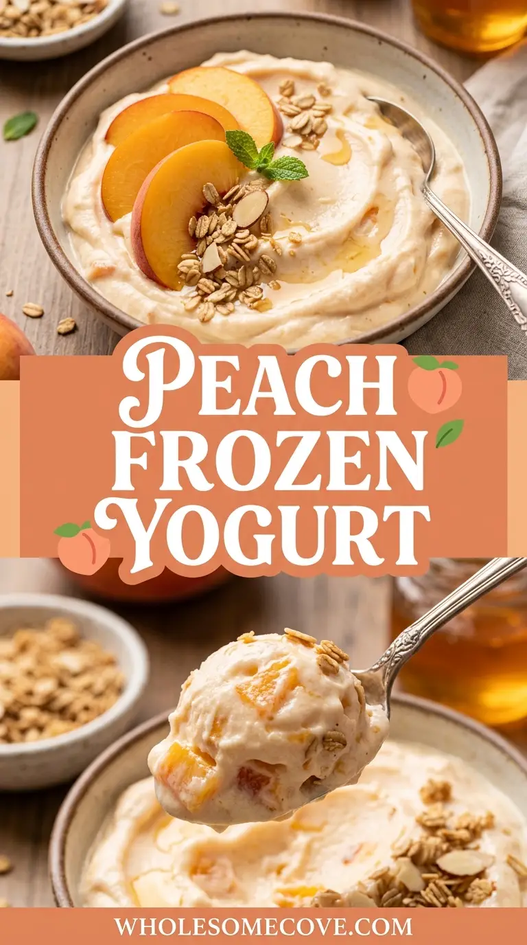 Peach Frozen Yogurt Recipe