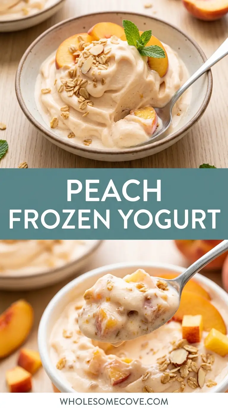 Peach Frozen Yogurt Recipe