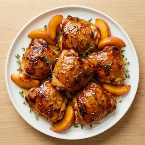 Peach Glazed Chicken Recipe