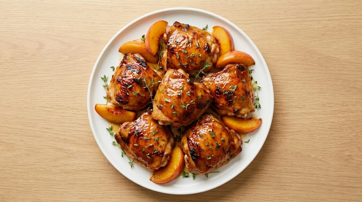 Peach Glazed Chicken Recipe