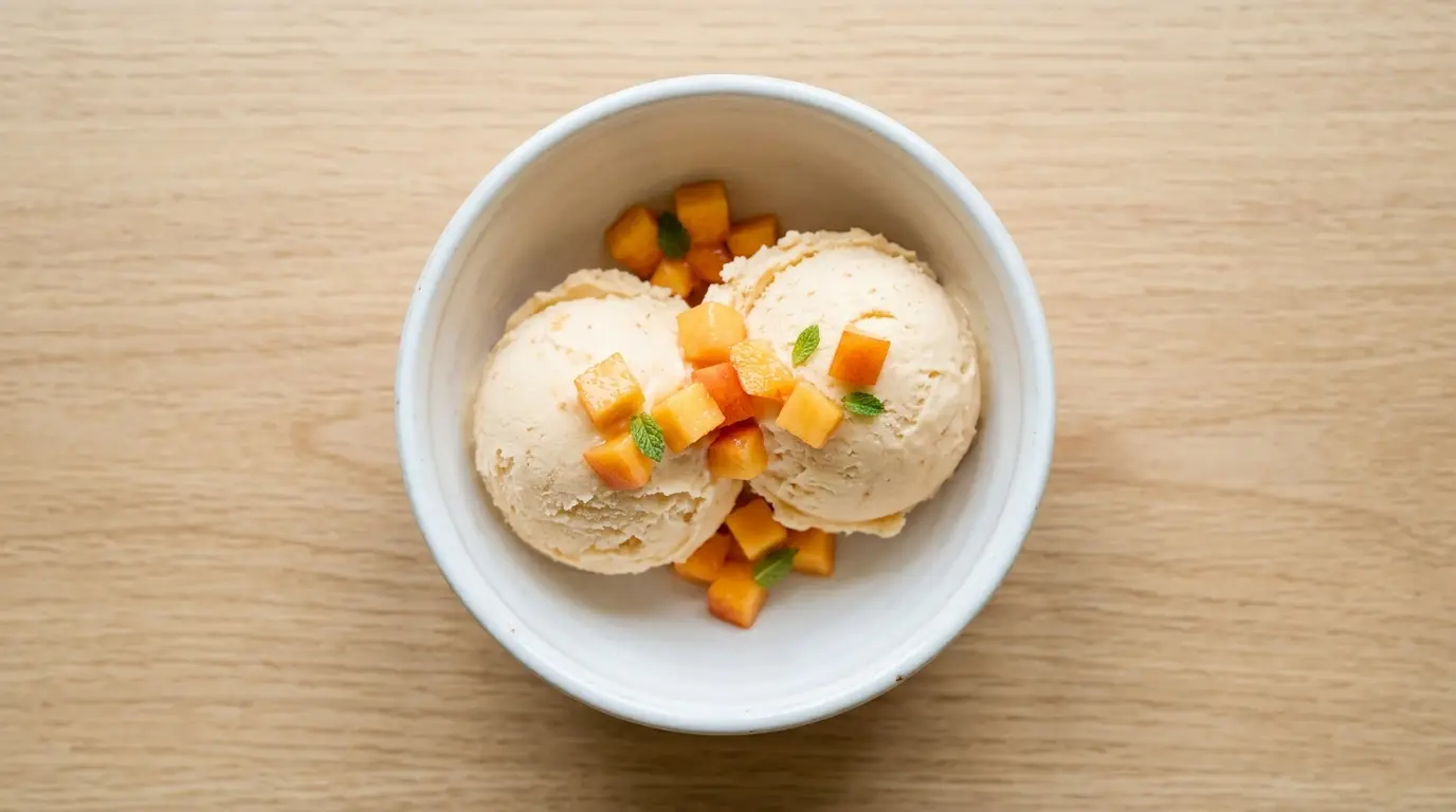Peach Ice Cream Recipe
