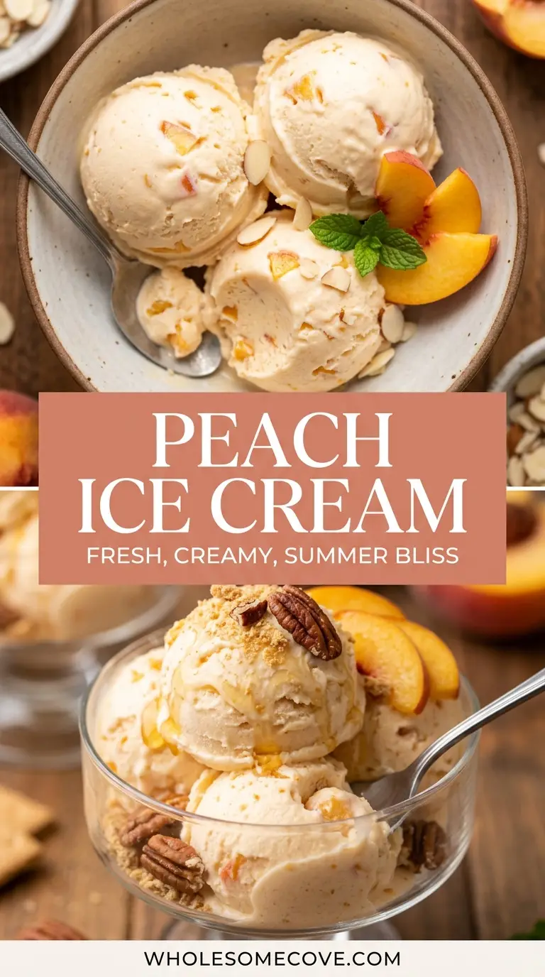 Peach Ice Cream Recipe