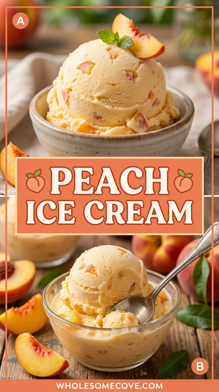 Peach Ice Cream Recipe