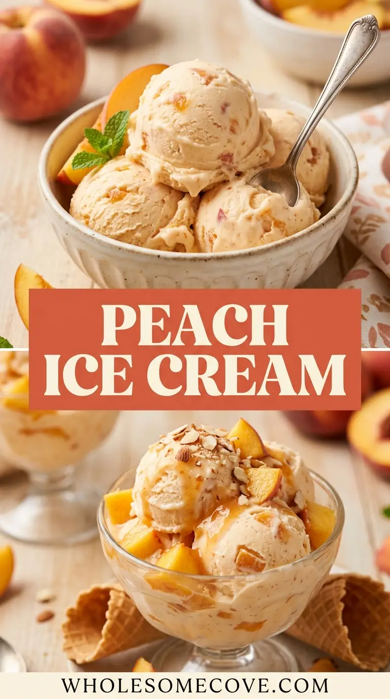 Peach Ice Cream Recipe