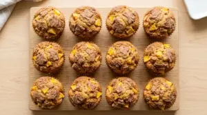 Peach Muffins Recipe