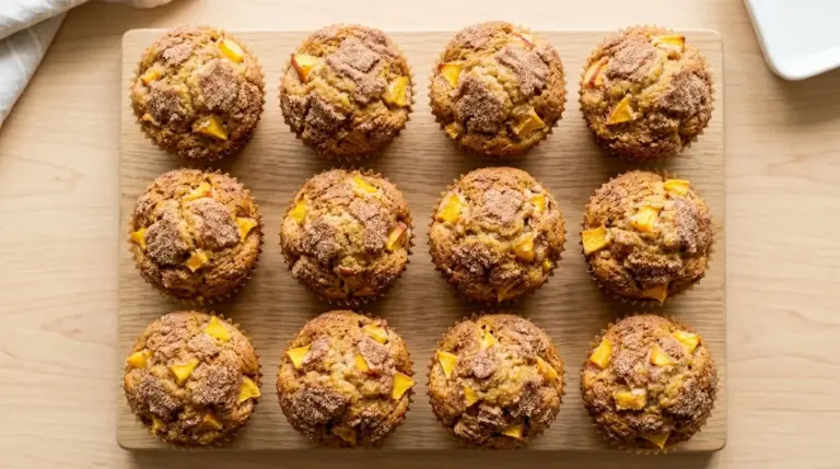 Peach Muffins Recipe