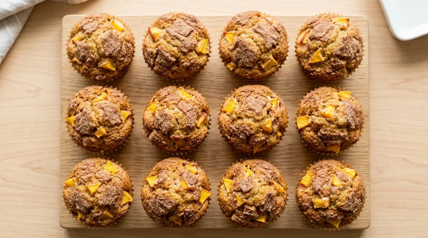 Peach Muffins Recipe