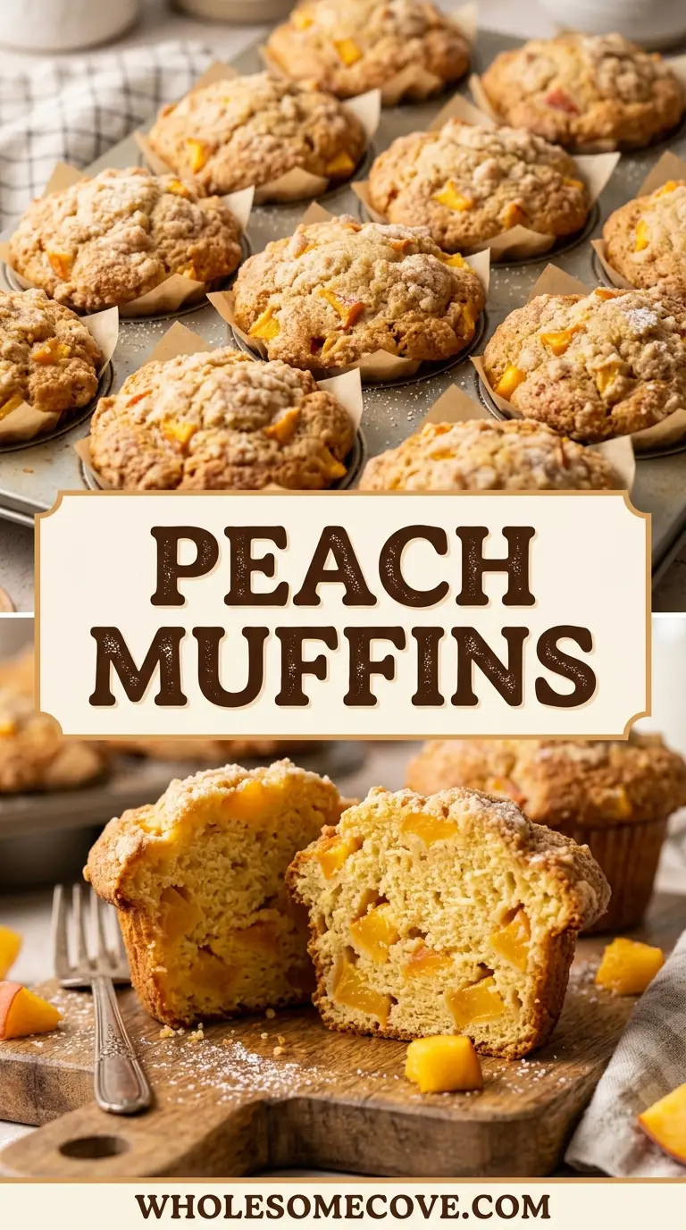 Peach Muffins Recipe