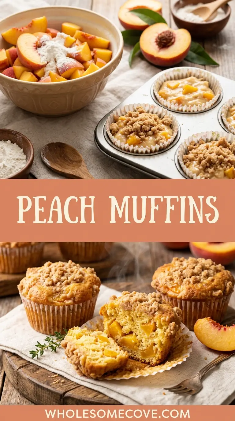 Peach Muffins Recipe