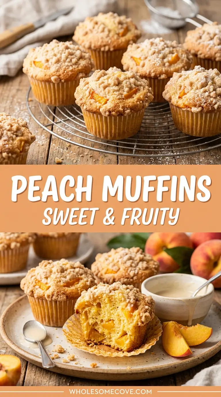 Peach Muffins Recipe
