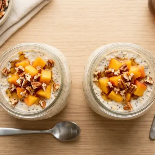 Peach Overnight Oats Recipe