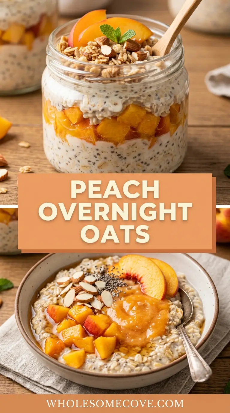 Peach Overnight Oats Recipe