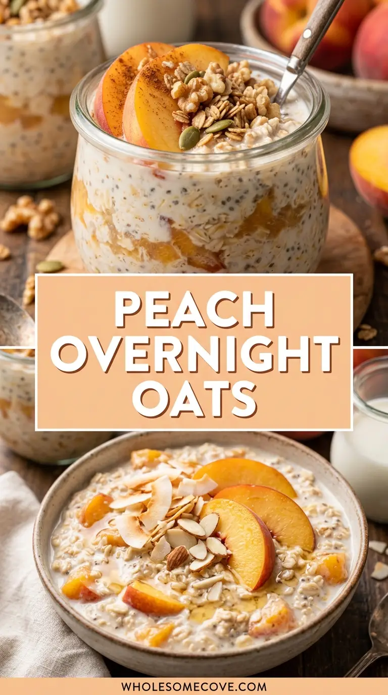 Peach Overnight Oats Recipe