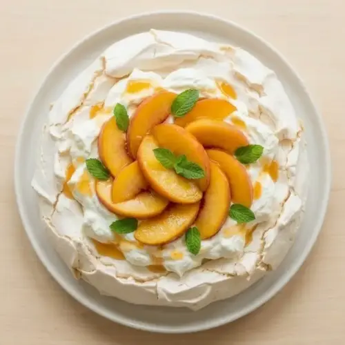 Peach Pavlova Recipe