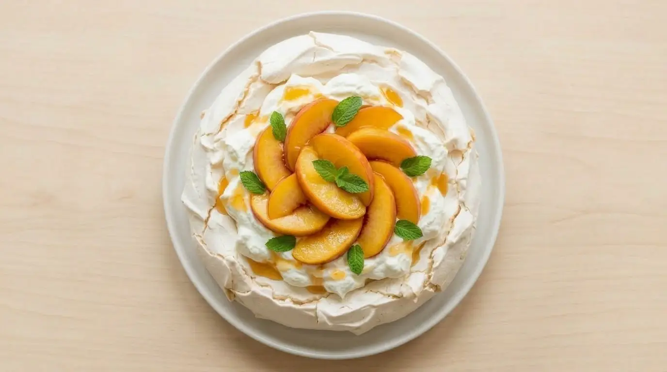 Peach Pavlova Recipe