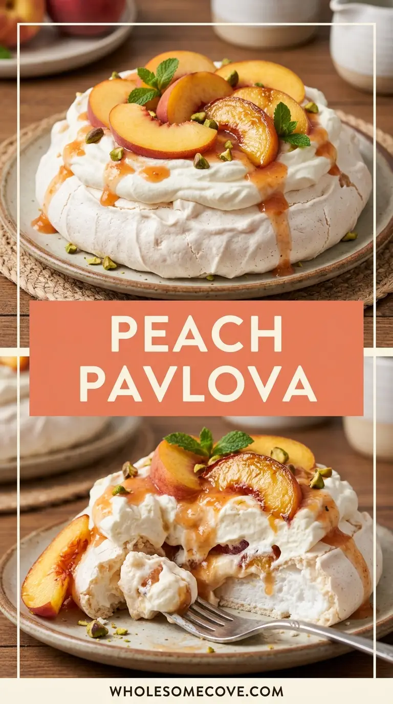 Peach Pavlova Recipe