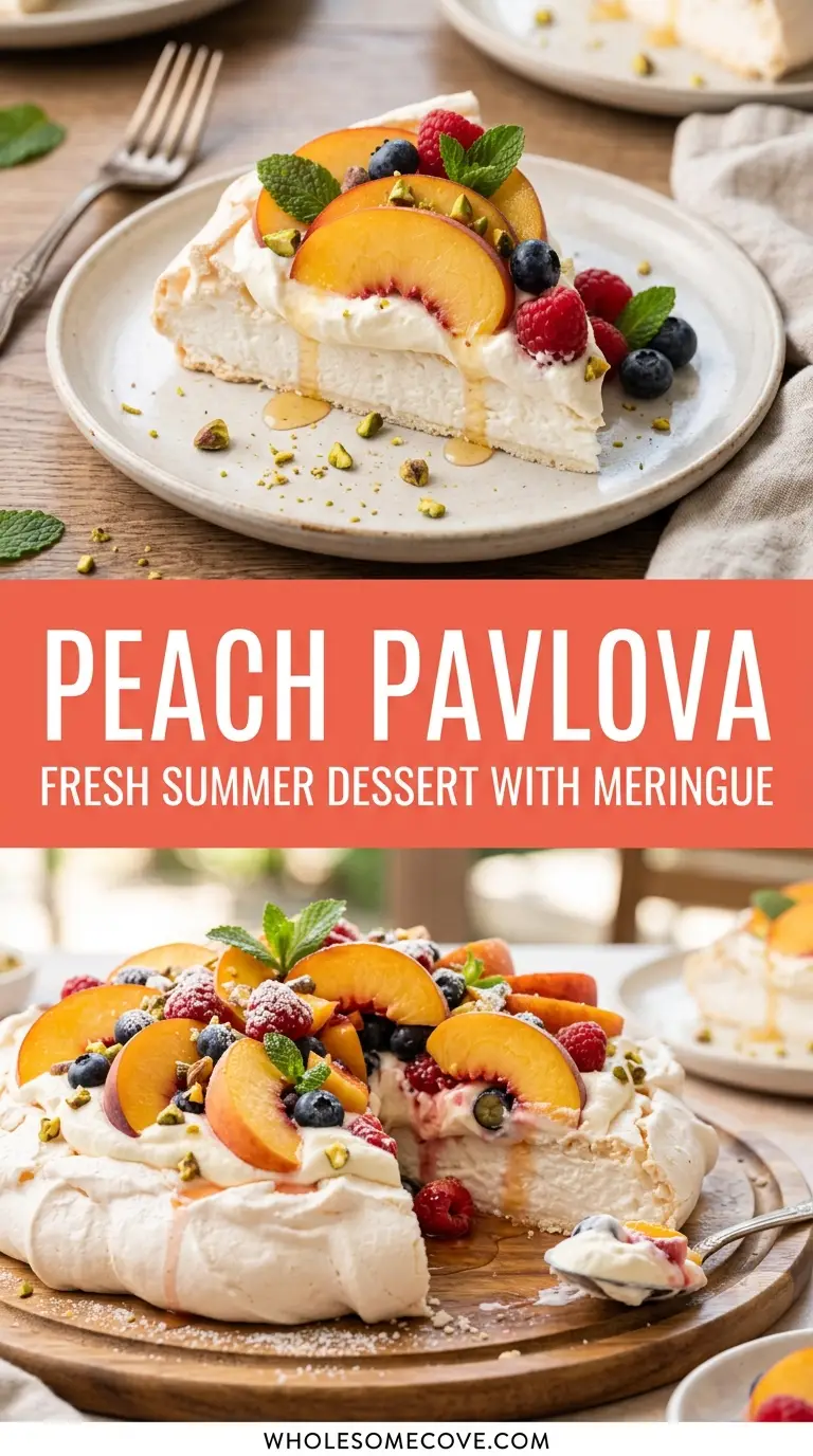 Peach Pavlova Recipe