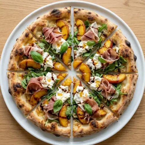 Peach Pizza Recipe