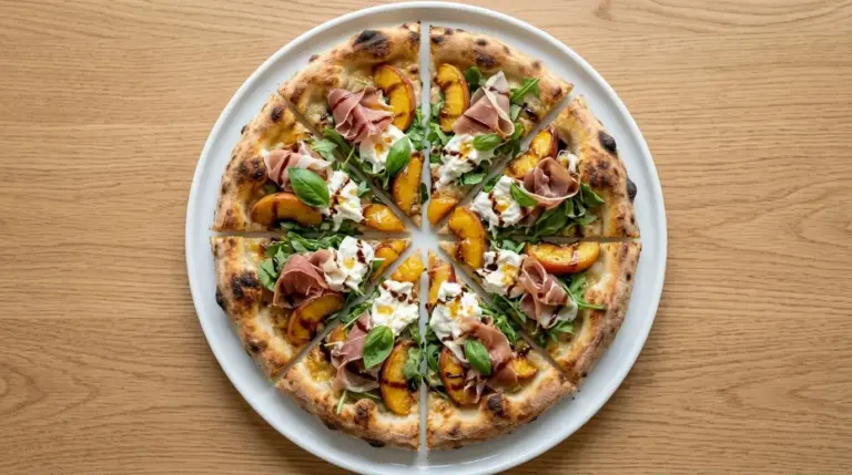 Peach Pizza Recipe