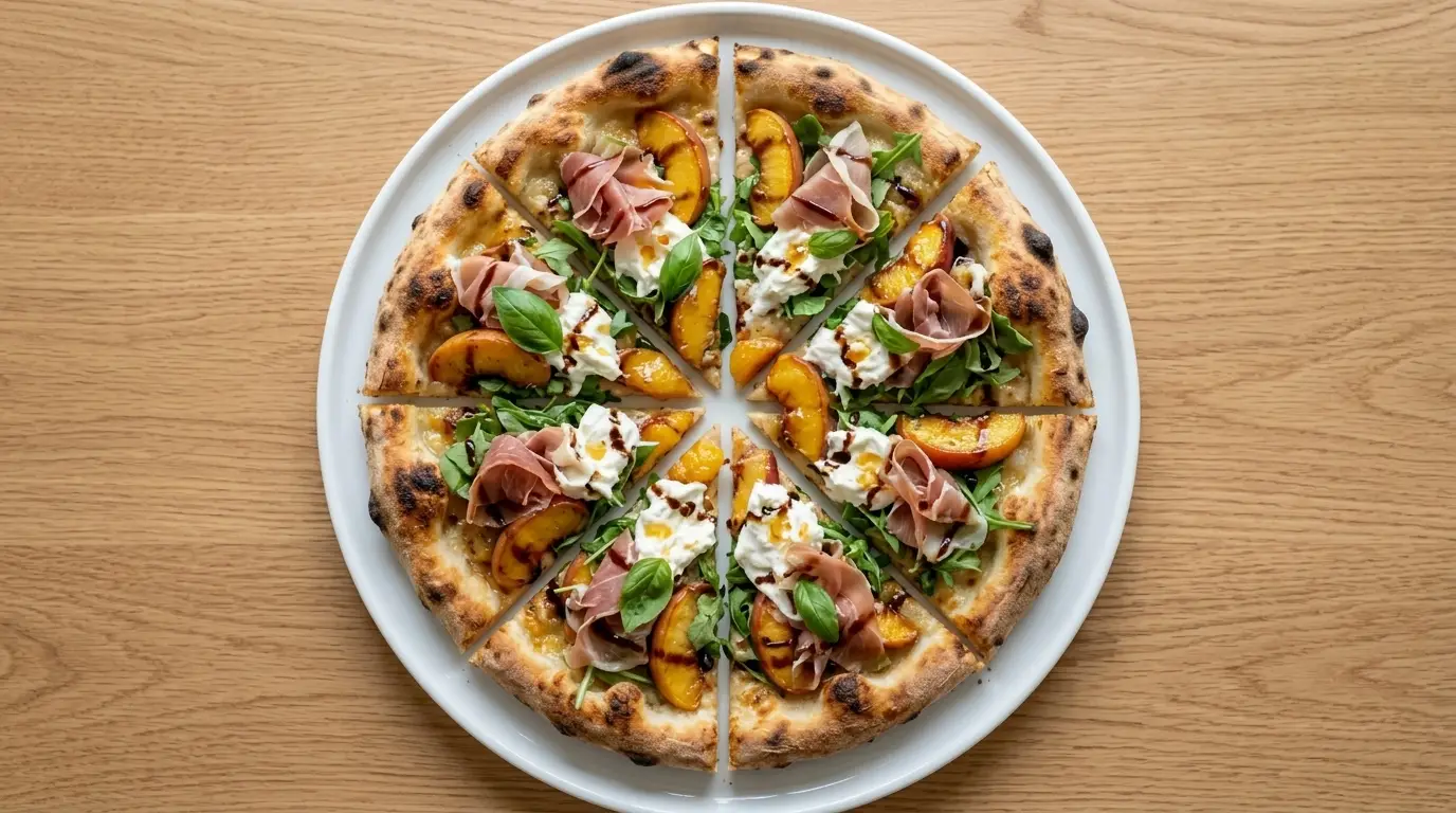Peach Pizza Recipe