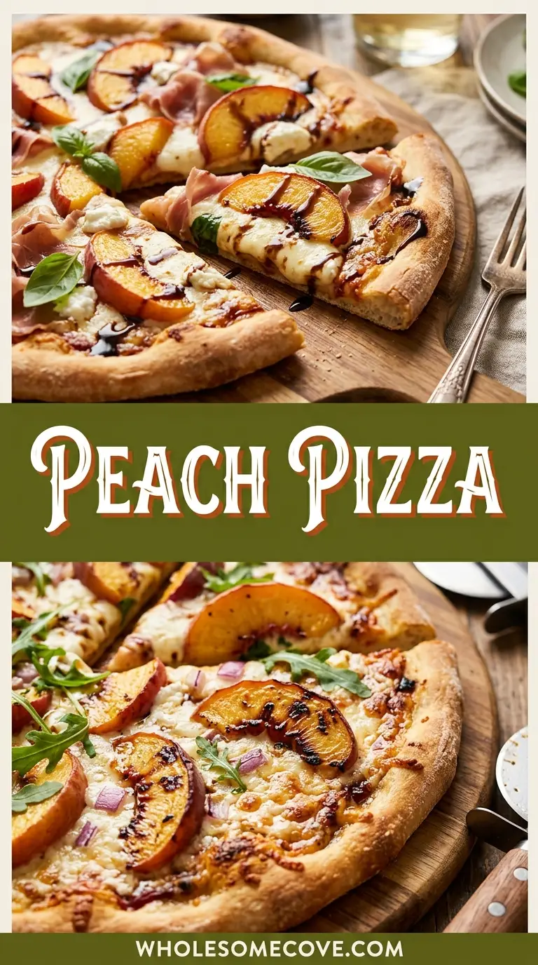 Peach Pizza Recipe