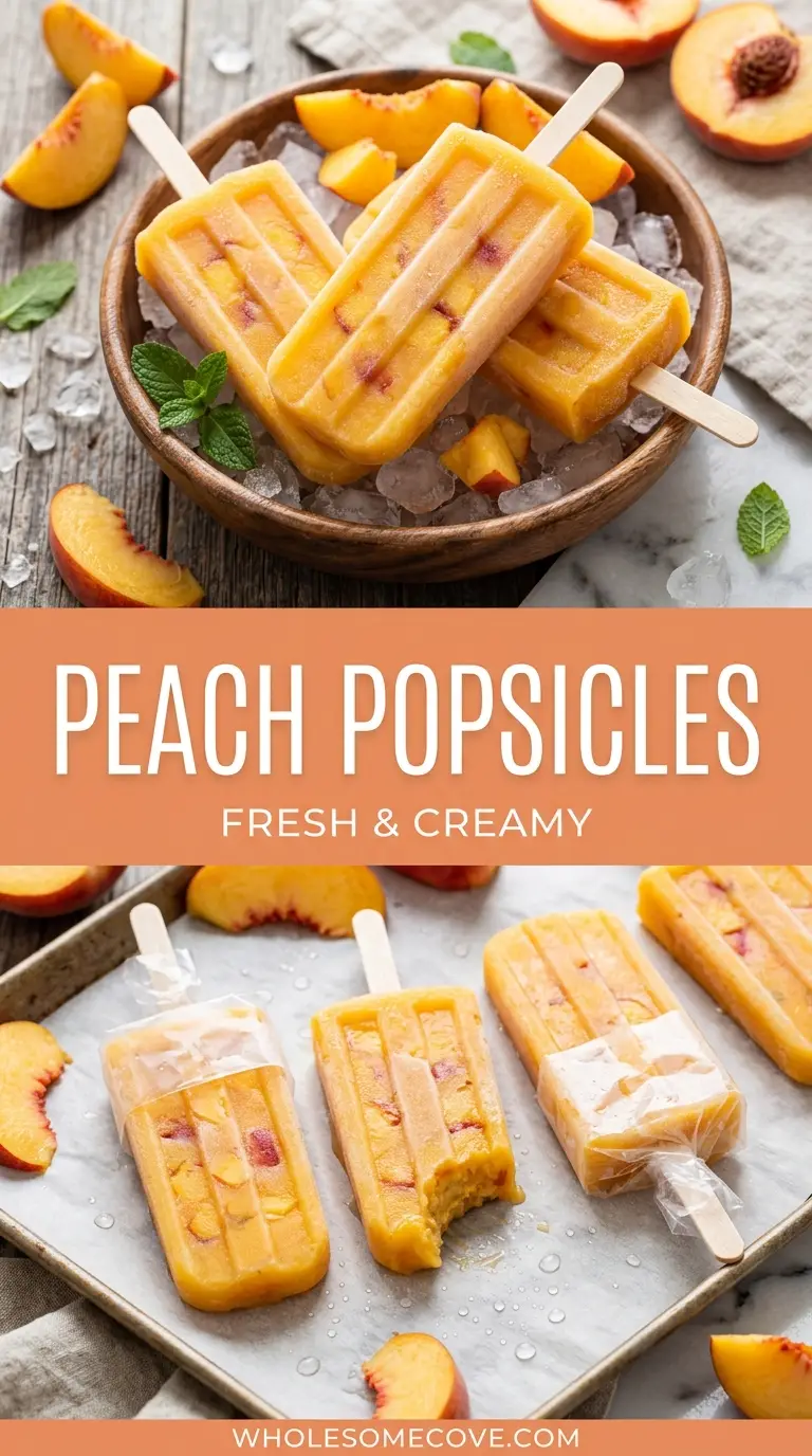 Peach Popsicles Recipe