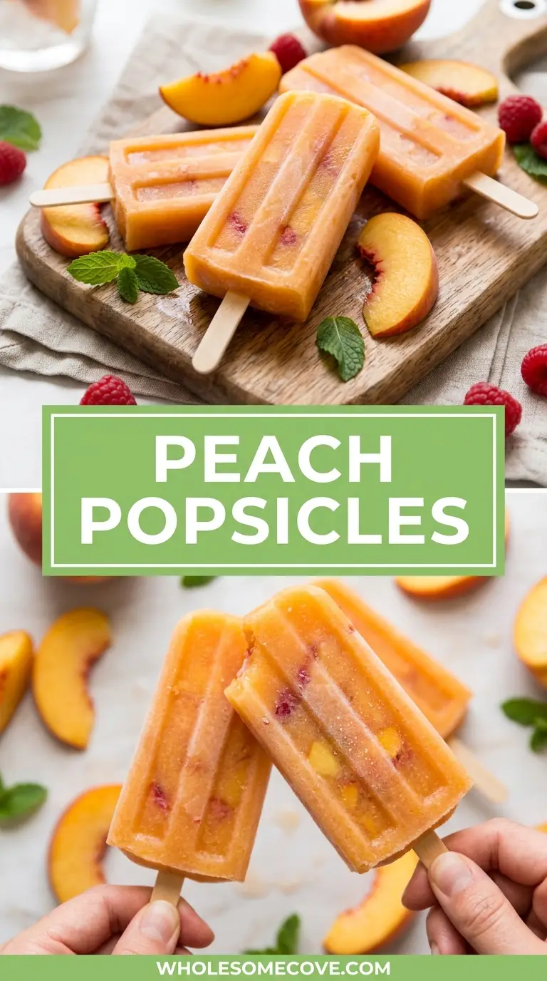 Peach Popsicles Recipe